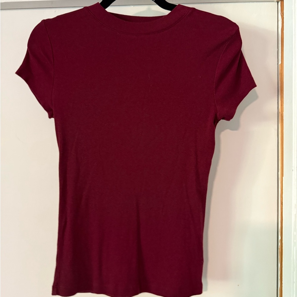 A New Day Rib Mock Neck Top